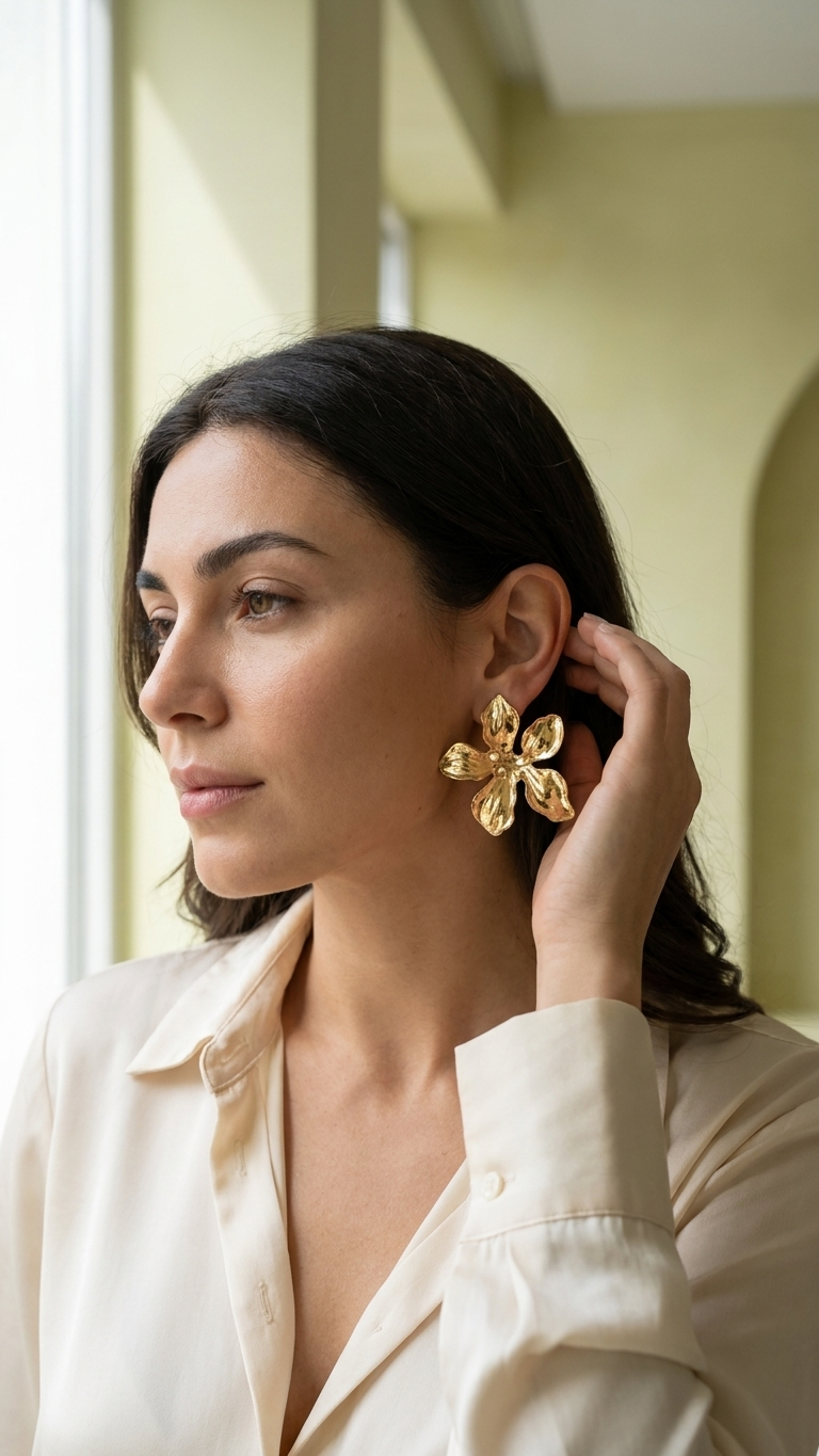 Boucles d'oreilles Flora