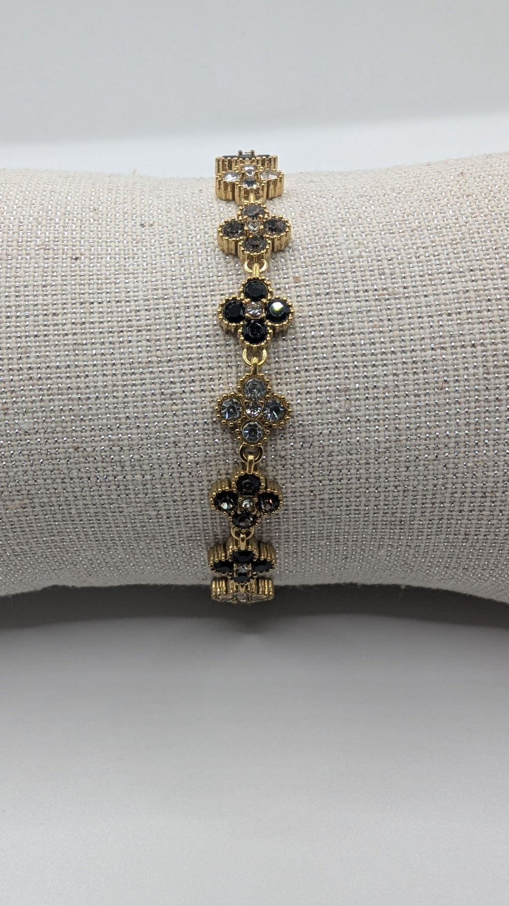 Bracelet Zélia noir,gris,blanc