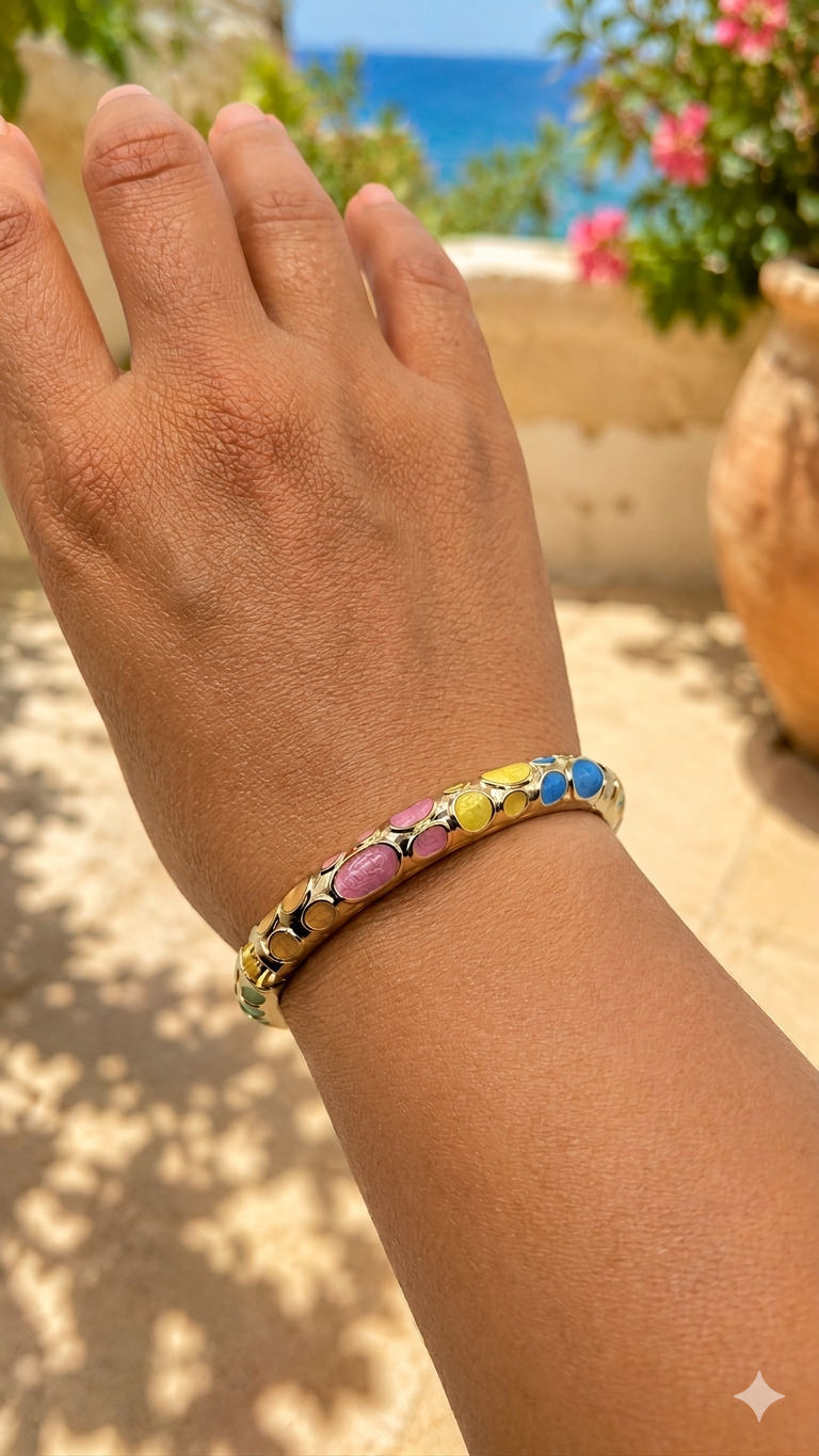 Jonc Bahia multicolore