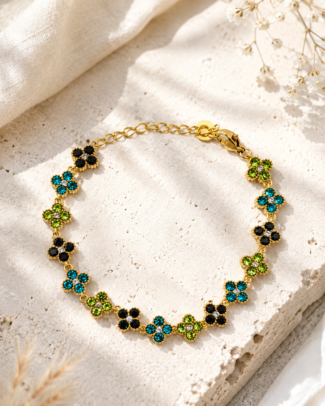 Bracelet Zélia vert
